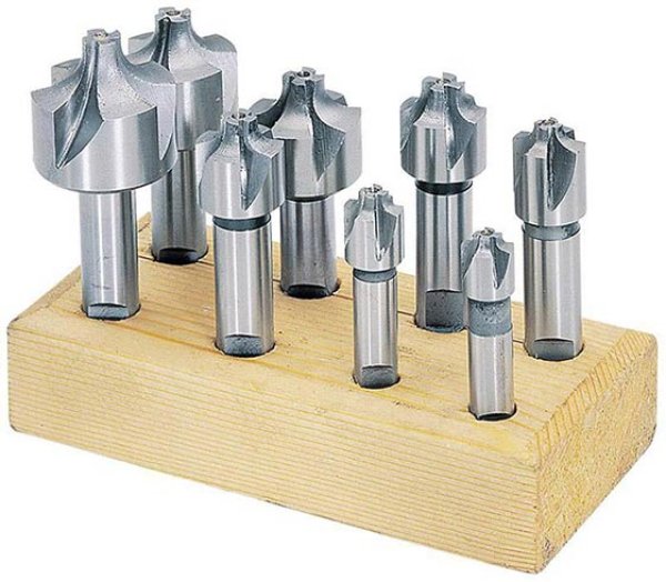 Quarter circle cutter - set 6-20 mm - Tools for drill presses