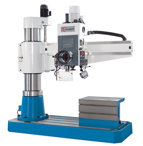 R 60 VT PRO - Servo-conventional radial drilling machine with advanced functions and large touchscreen