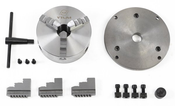 Chuck for rotary tables, 200 mm diameter - Workpiece mounts for dividers
