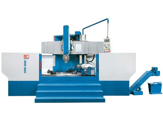VDM 2600 S - With movable crossbeam, infinitely variable servo feed and additional lateral support for very large turning diameters