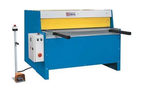 KMT B - Simple, robust motorised guillotine shears with manual backgauge