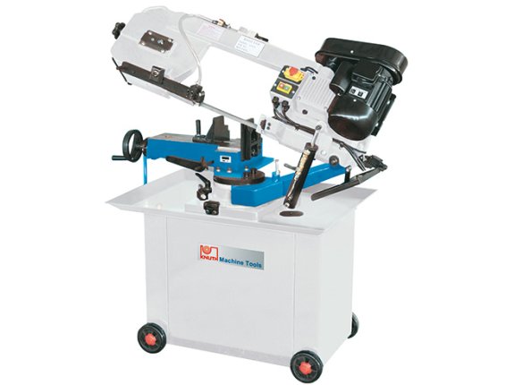 B 200 S - Economical mobile bandsaw for workshop use with swivelling vice for mitre cuts