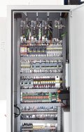 Electrical control cabinet with components from well-known producers