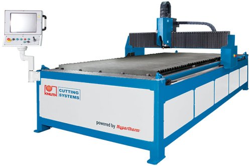 Plasma-Jet Compact H 1530 - Compact system for large panels with integrated extraction table for the use of HYPERTHERM cutting technology