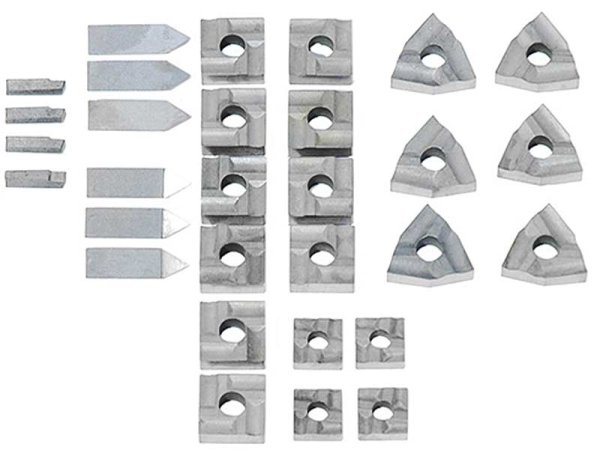 Indexable Insert Set 25 mm, 30 pcs. - Tools for lathes